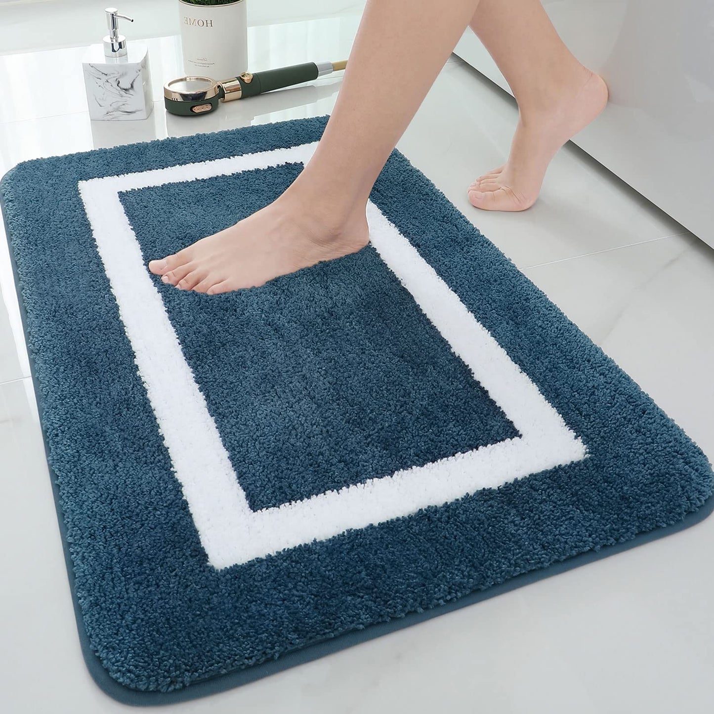 Smiry Luxury Microfiber Bathroom Rug Mat