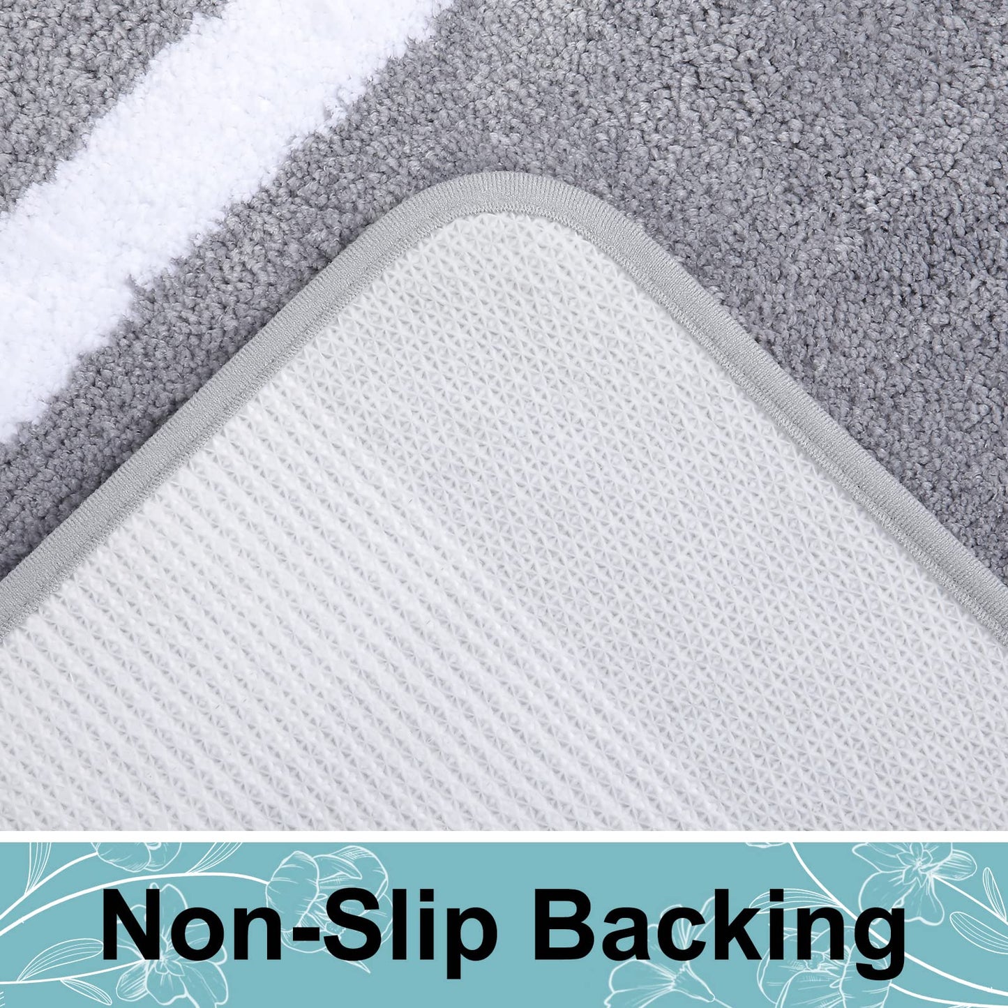 Smiry Luxury Microfiber Bathroom Rug Mat