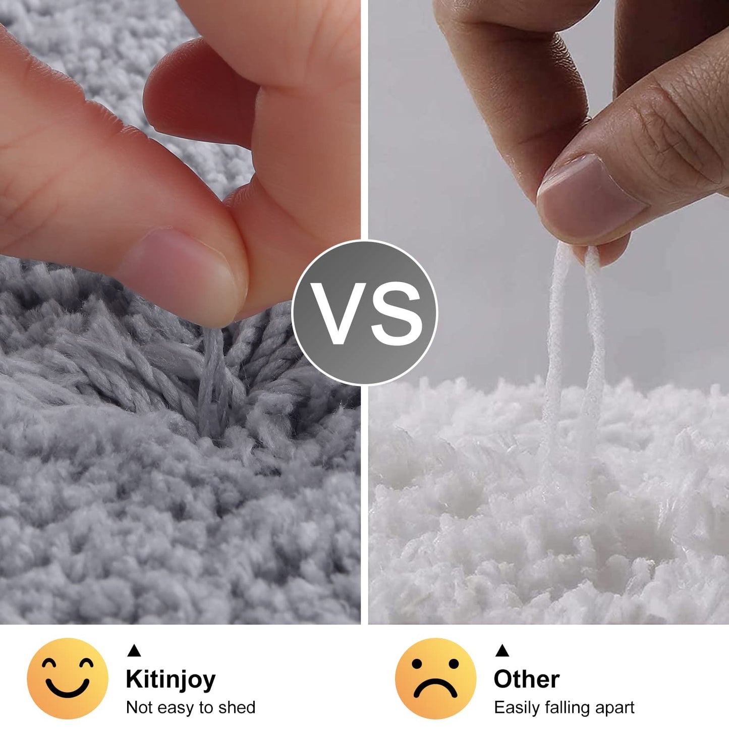 Smiry Luxury Microfiber Bathroom Rug Mat