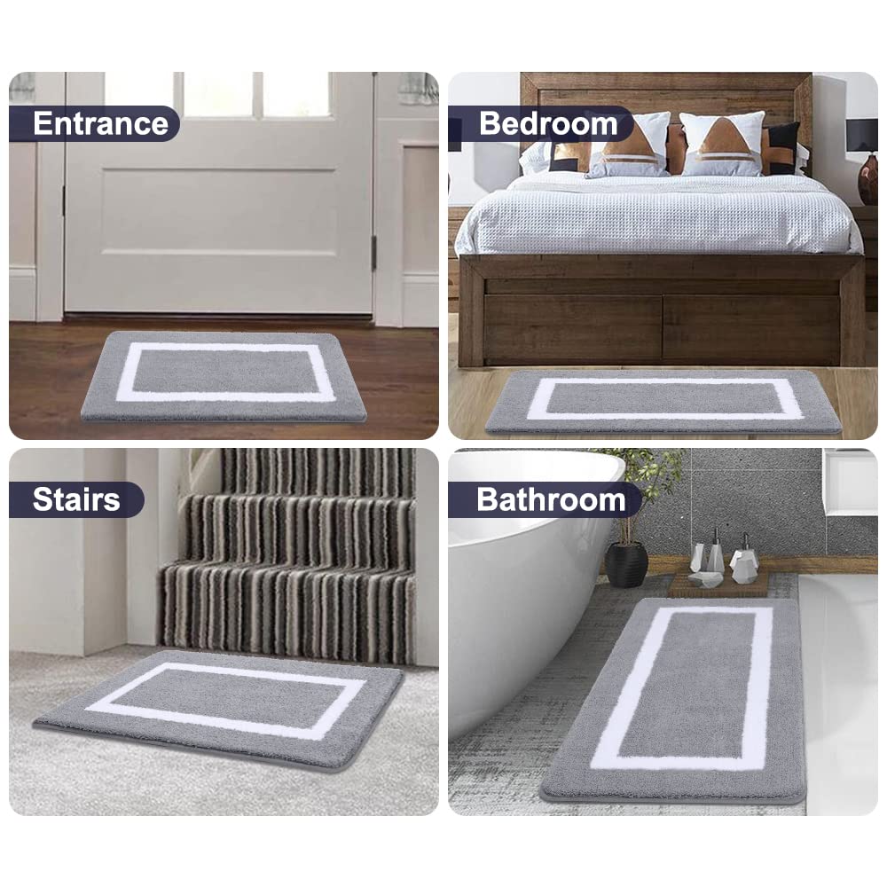 Smiry Luxury Microfiber Bathroom Rug Mat