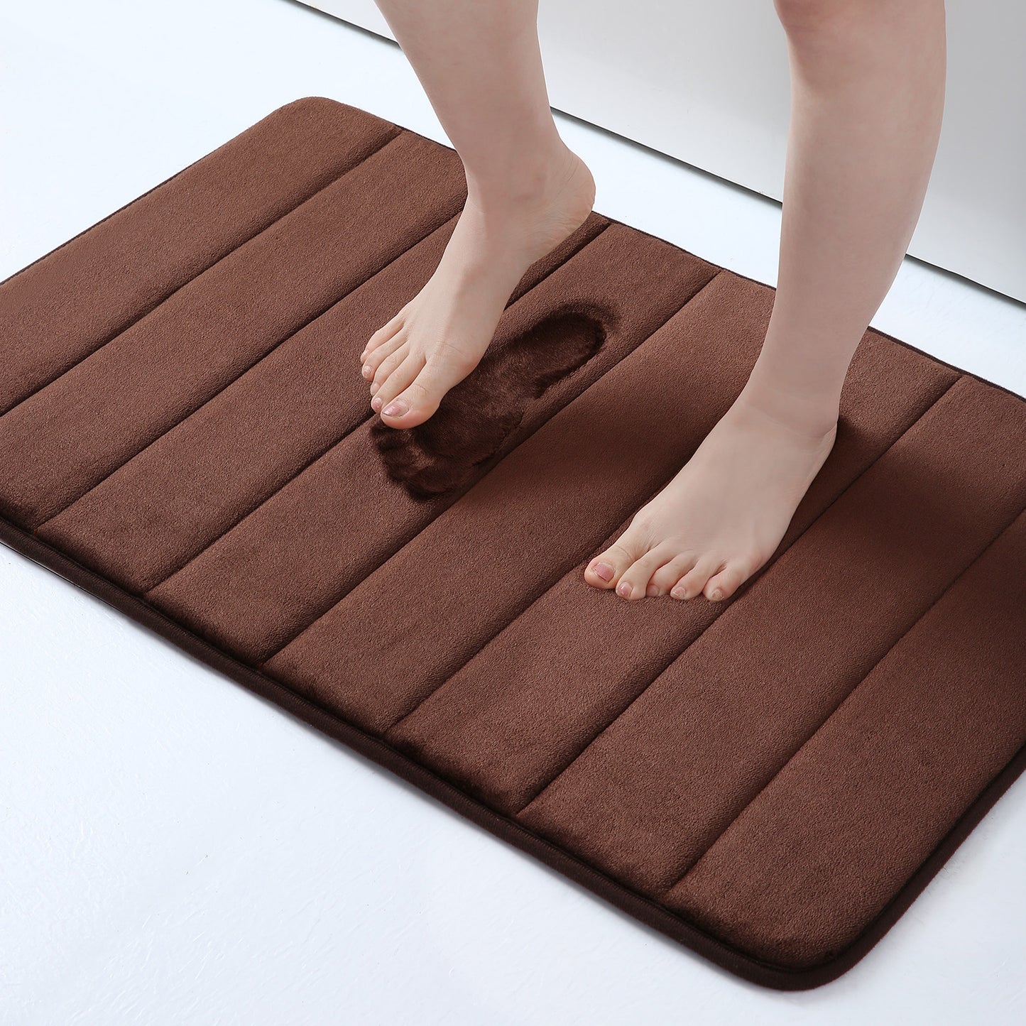 Buganda Memory Foam Bathroom Rugs