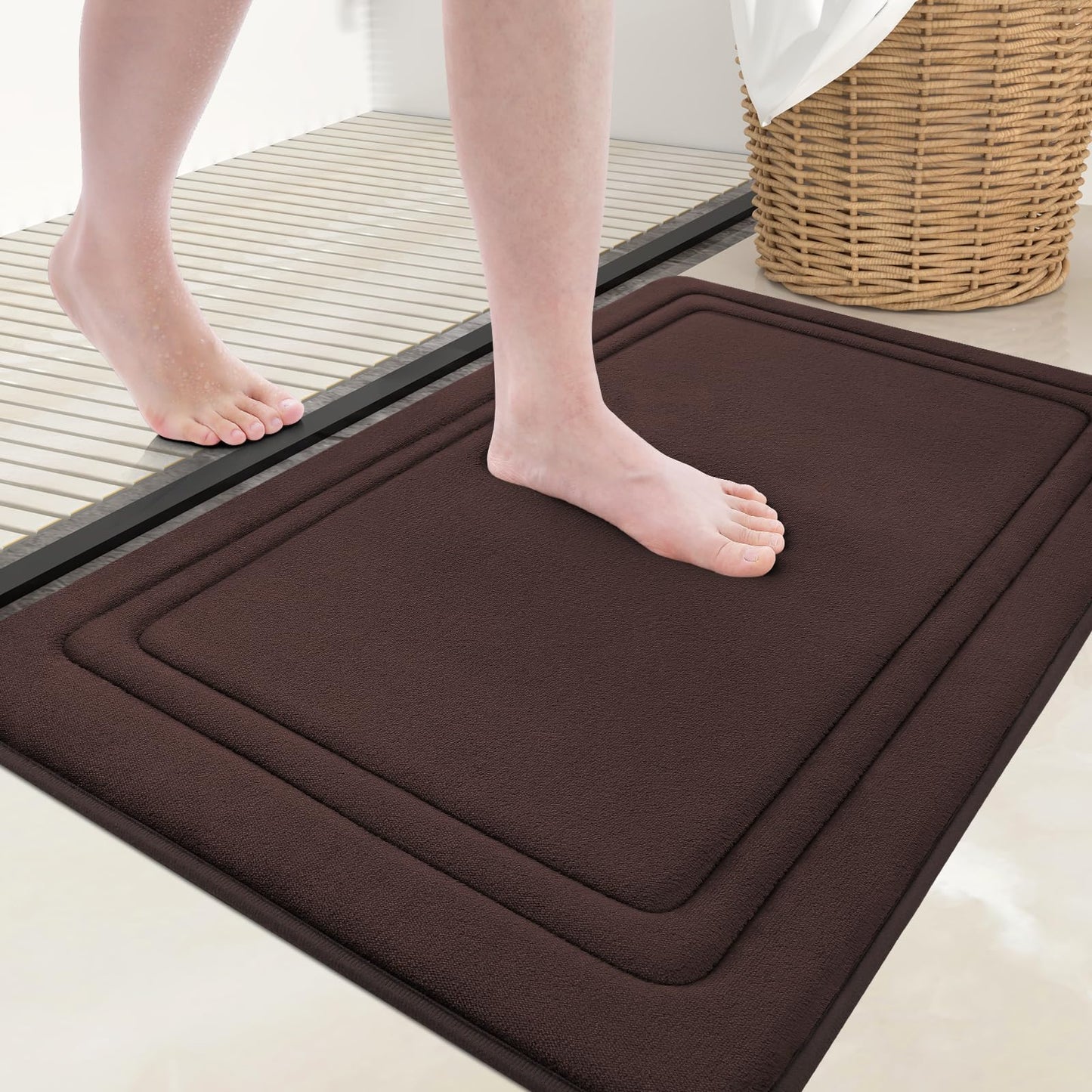 Smiry Memory Foam Bathroom Mat Rug