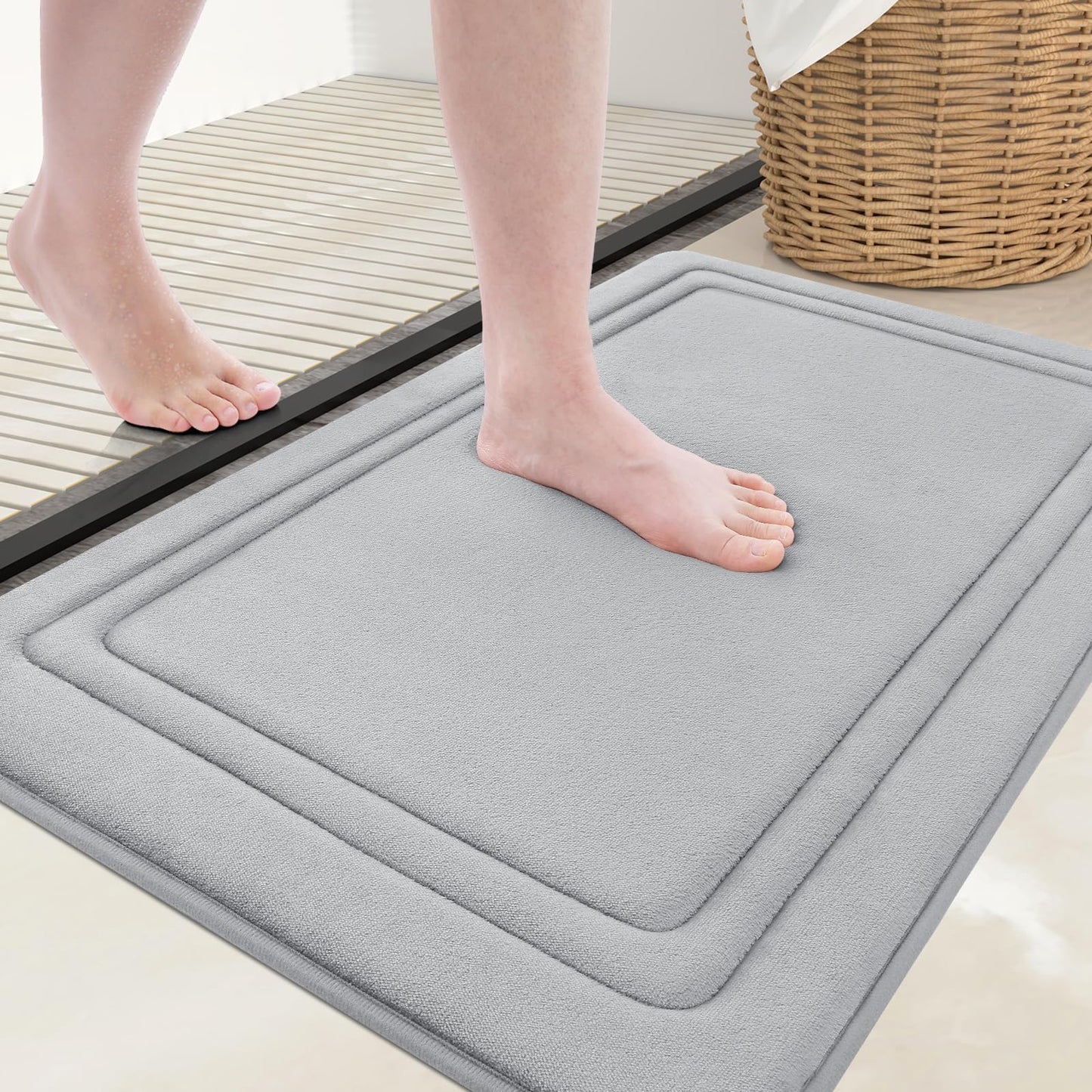 Smiry Memory Foam Bathroom Mat Rug