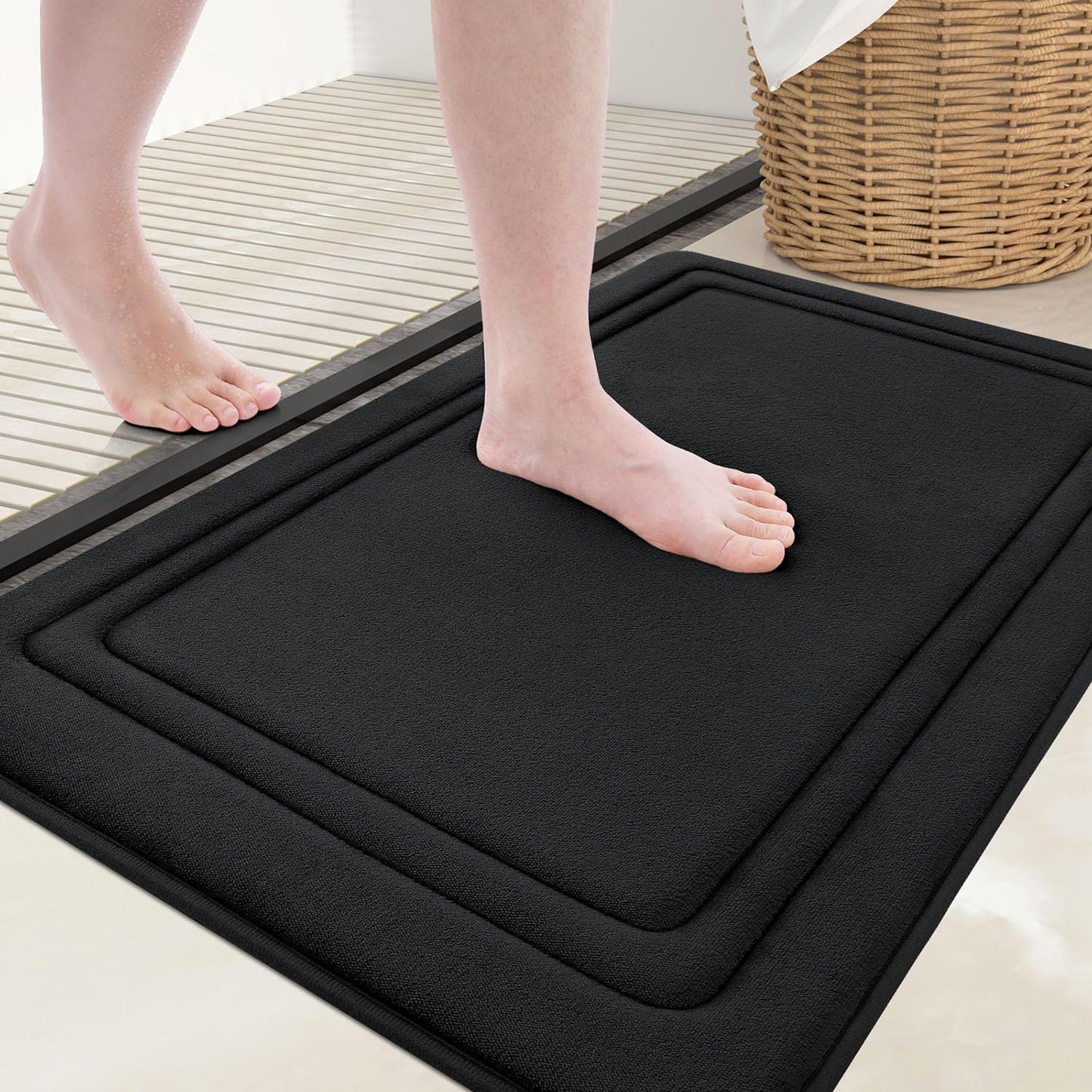 Smiry Memory Foam Bathroom Mat Rug
