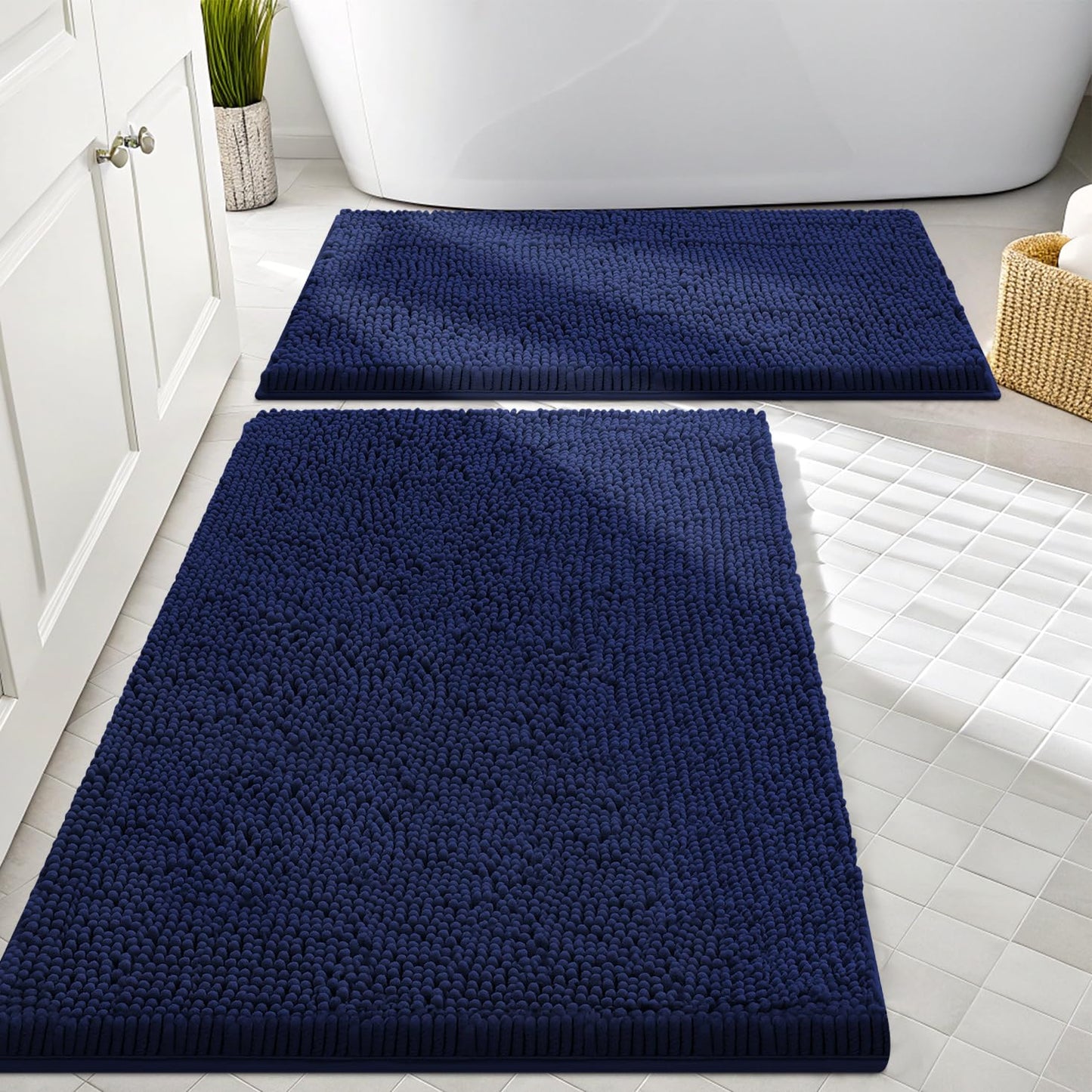Smiry Bathroom Rugs Sets 2 Piece