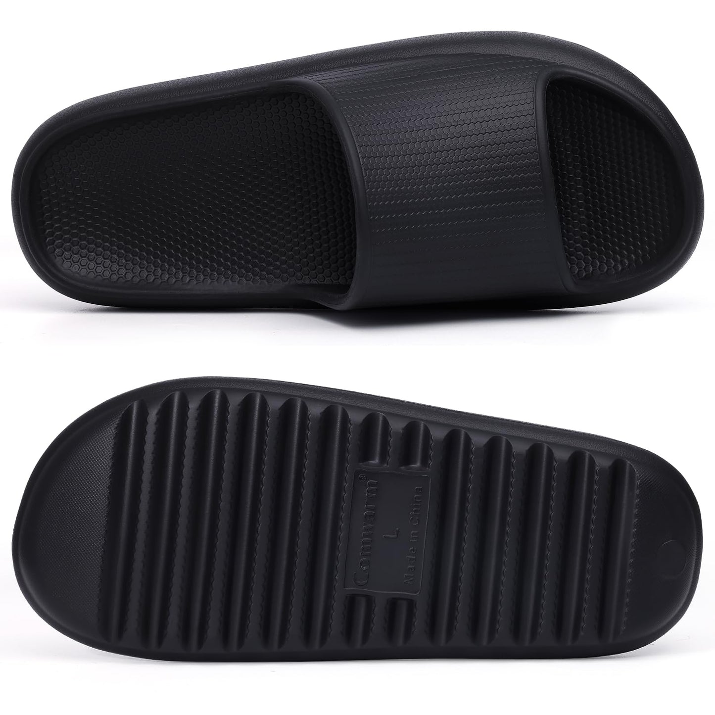 Litfun Cloud Slide Sandals for Women Men Summer Shower Shoes