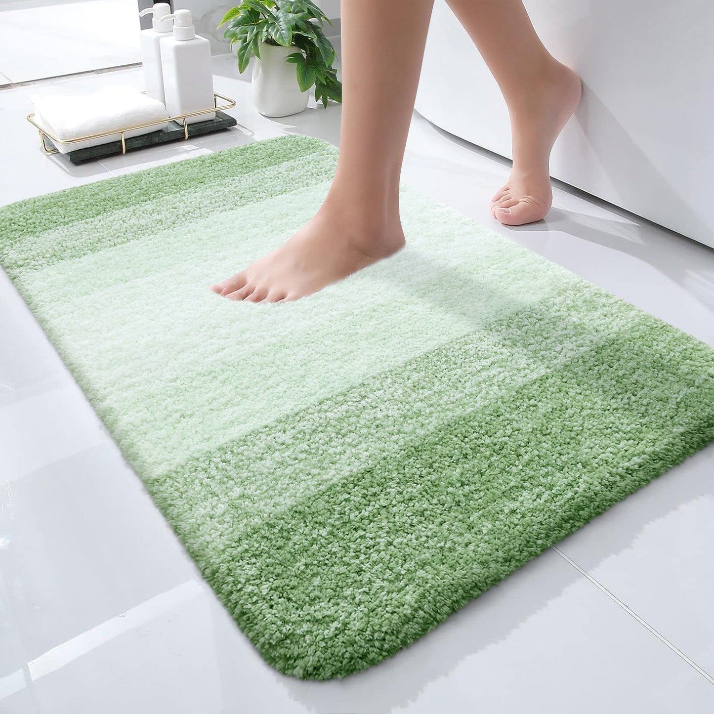 Buganda Microfiber Bathroom Rugs