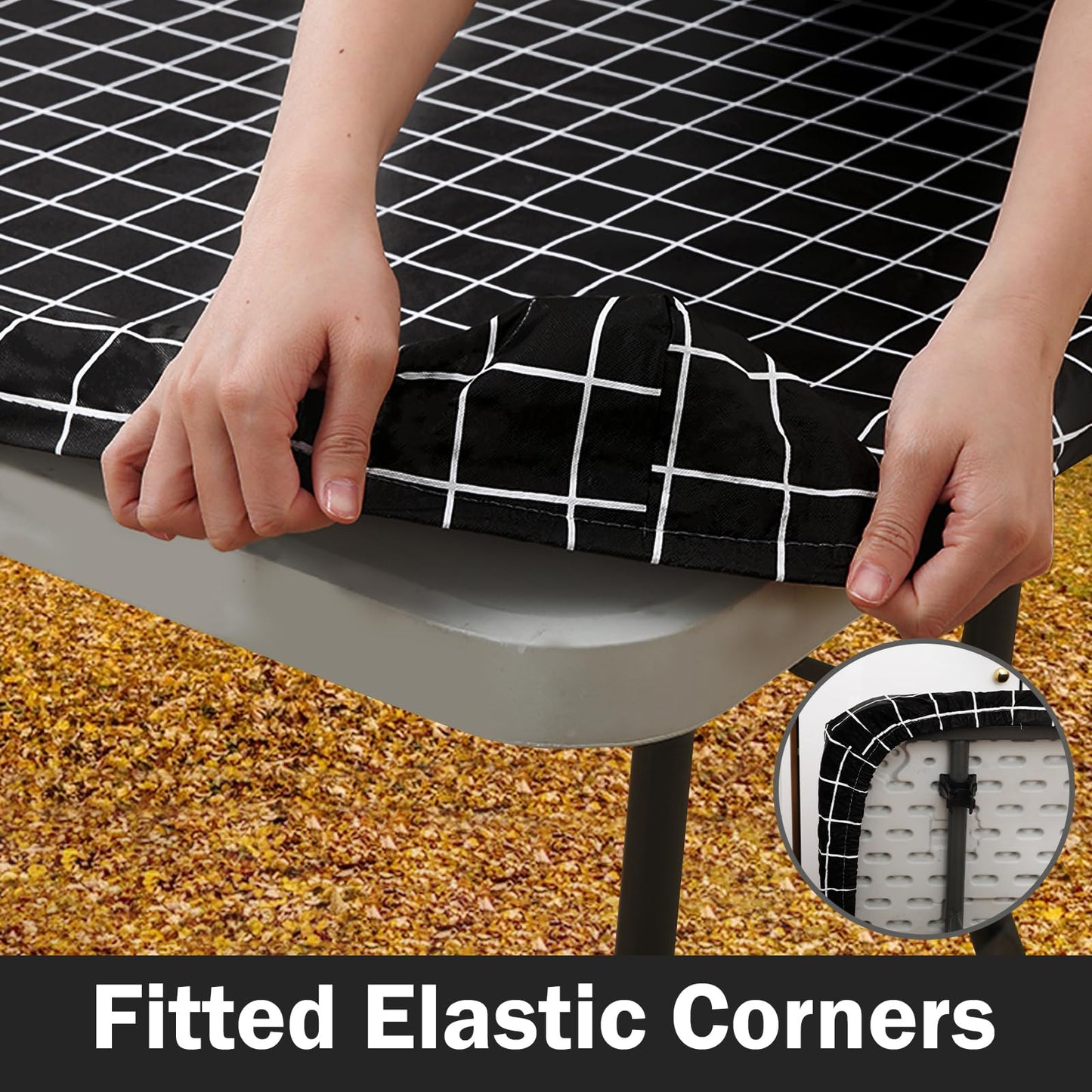 Smiry Rectangle Vinyl Tablecloth