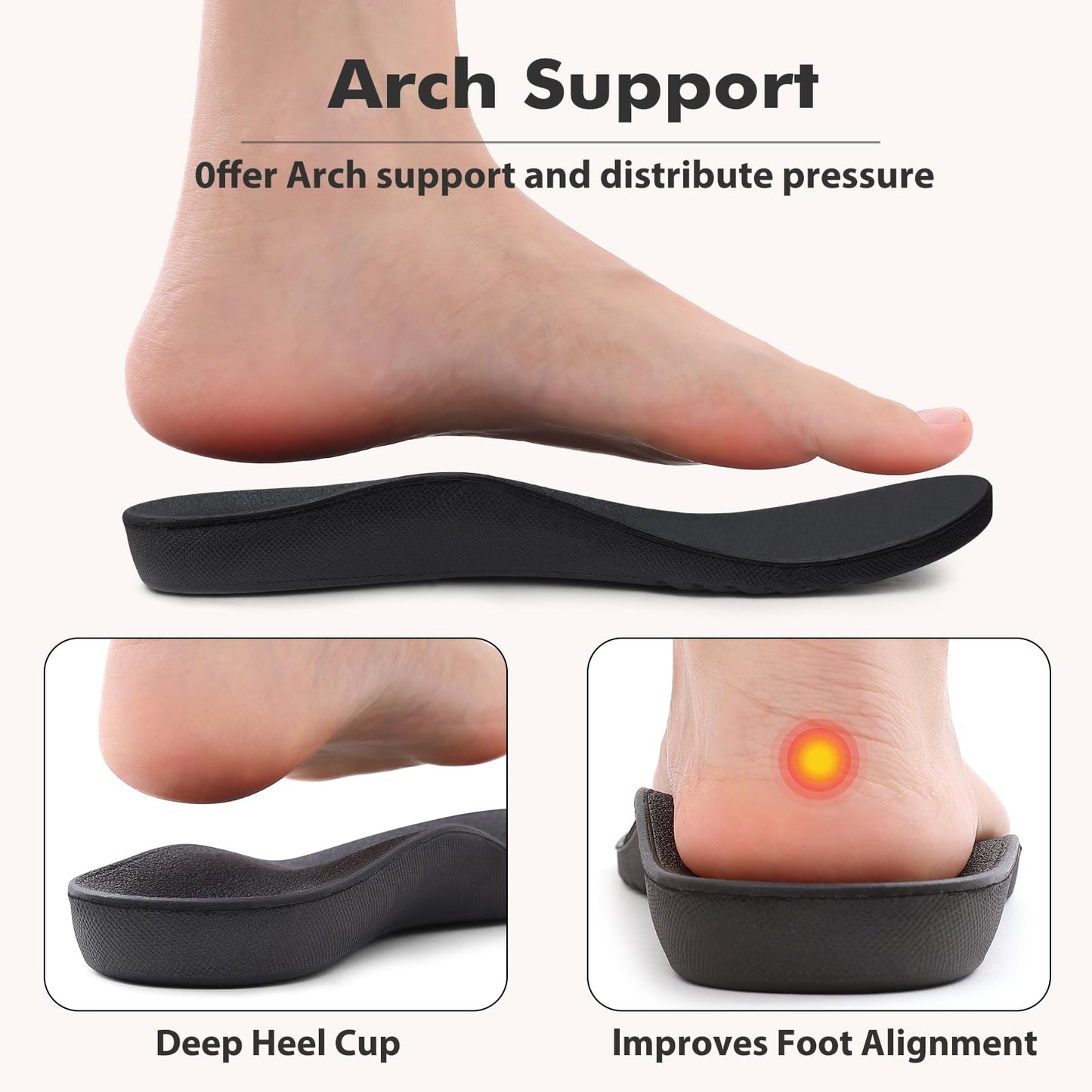 Litfun Women's Orthopedic Slippers with Arch Support