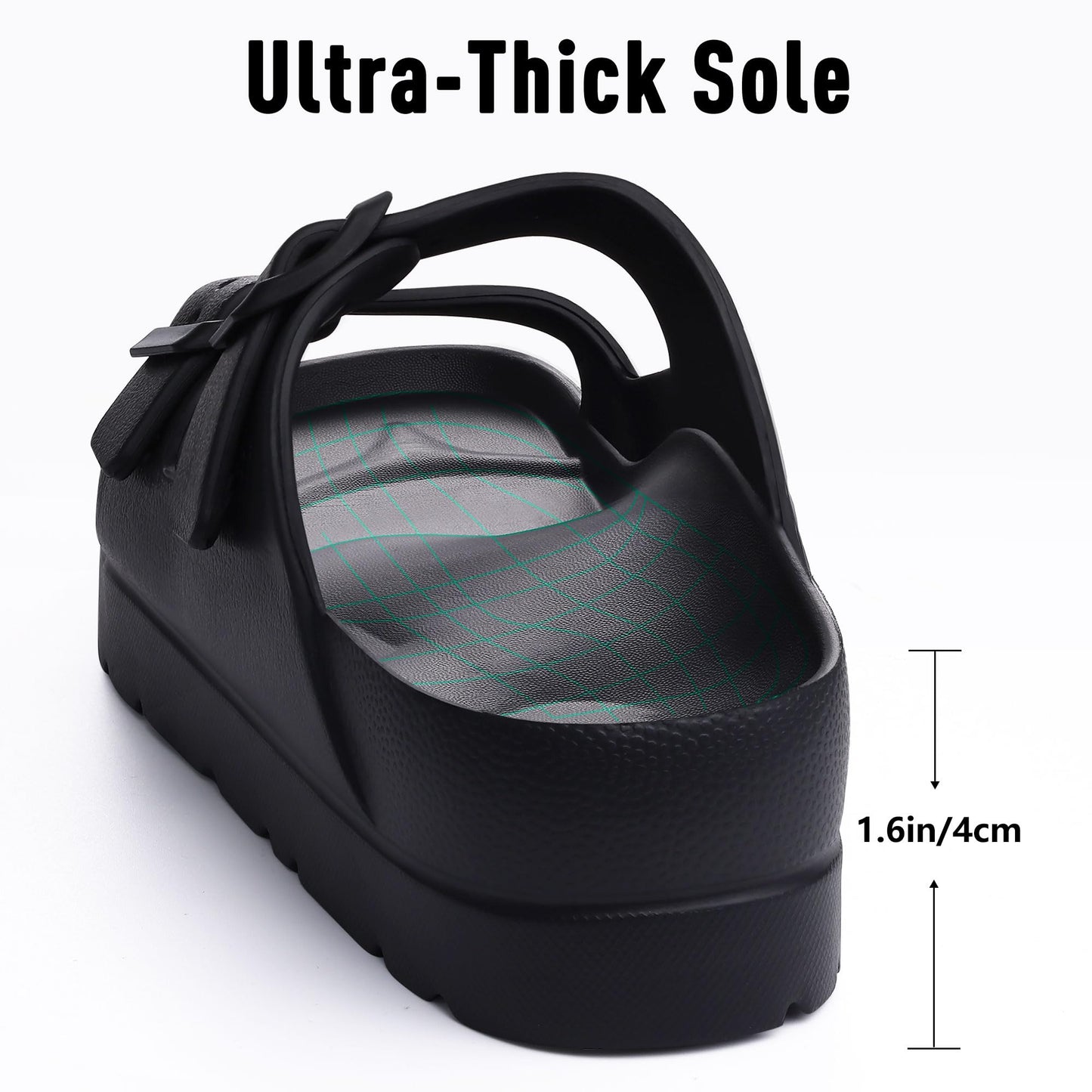 Litfun Thick Soles Summer Beach Sandals
