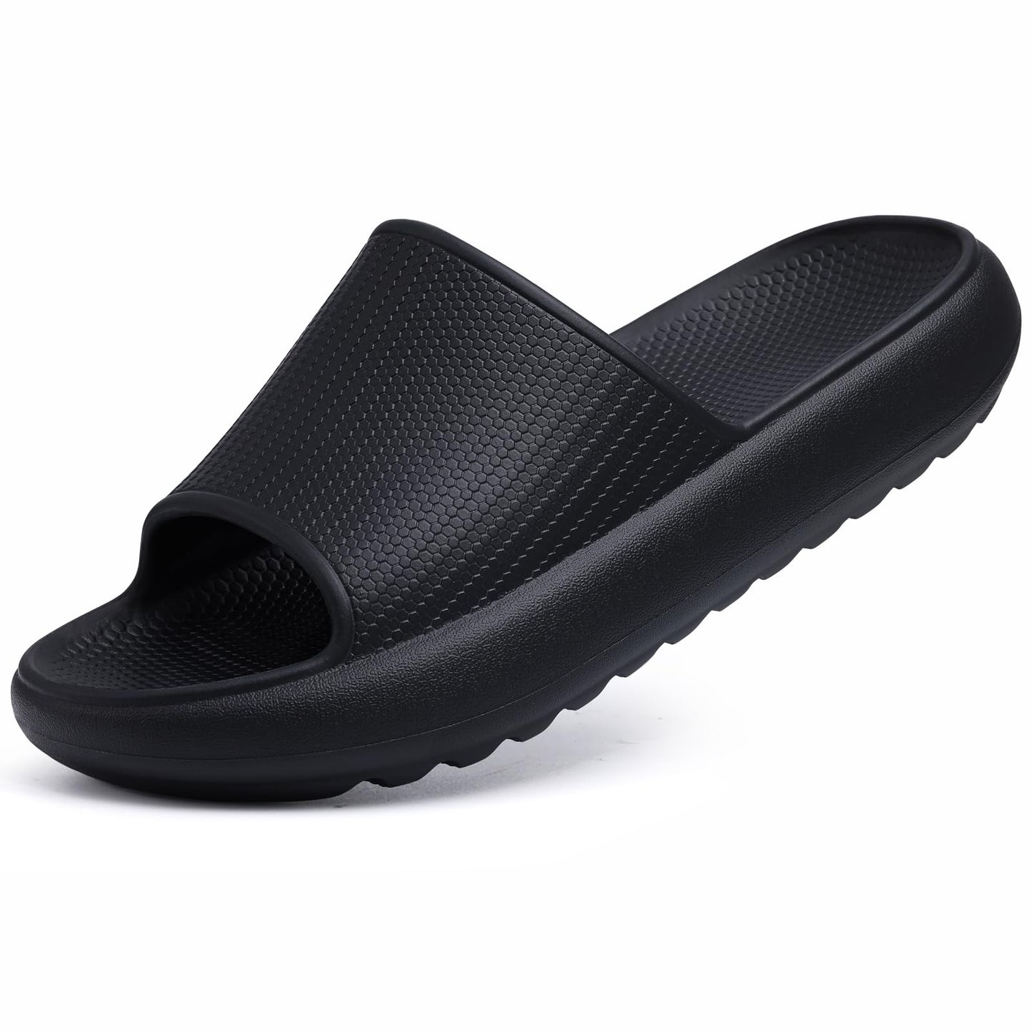 Litfun Cloud Slide Sandals for Women Men Summer Shower Shoes