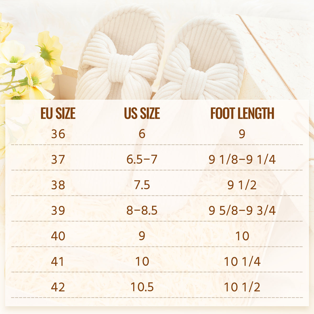 Smile Popcorn Women's Orthotic Arch Support Slippers Soft House Slippers Slides Corduroy Cross Bow House Shoes