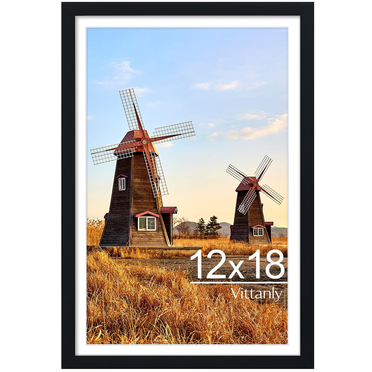 decorUhome 18x24 Picture Frame with Plexiglass