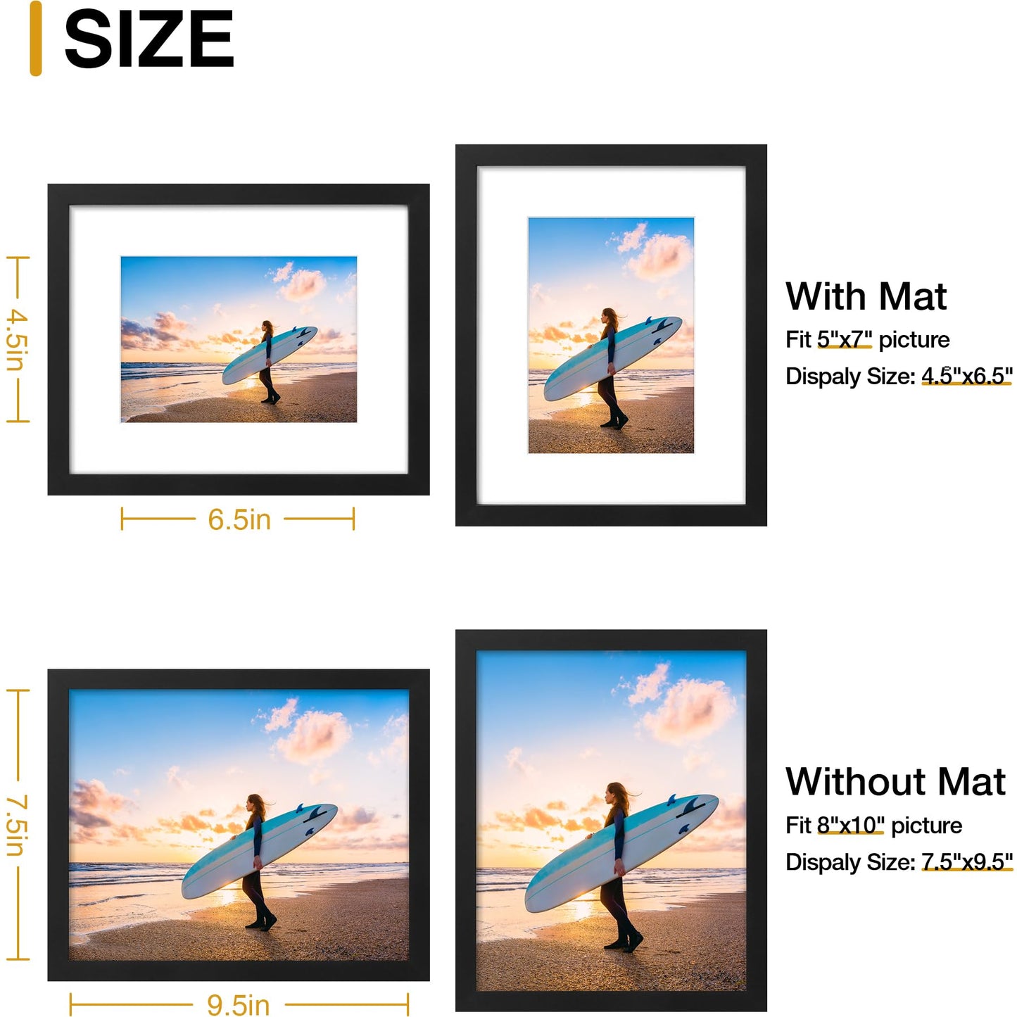 decorUhome Gallery Wall Picture Frame