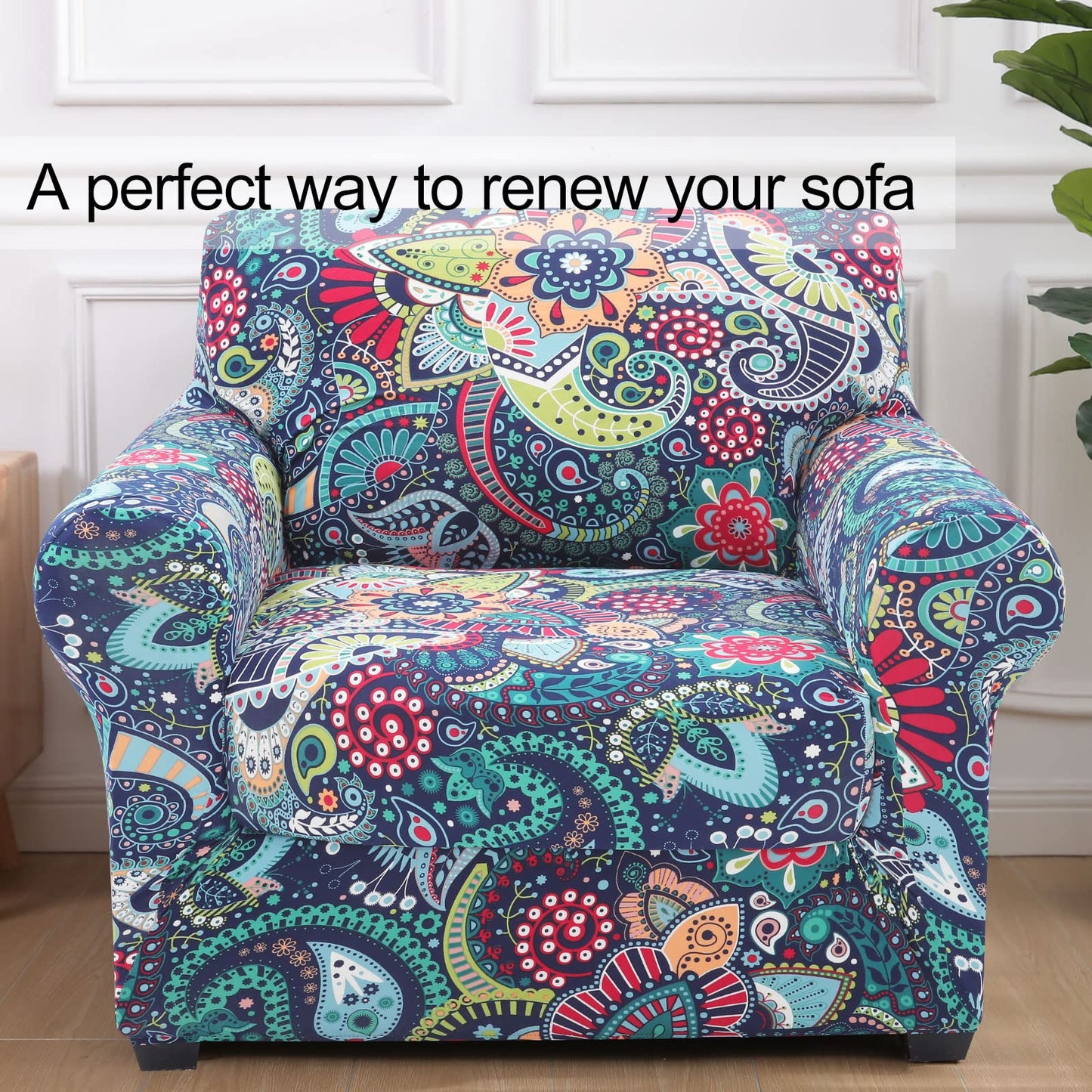 Smiry Couch Chair Cover with Separate Cushion Cover