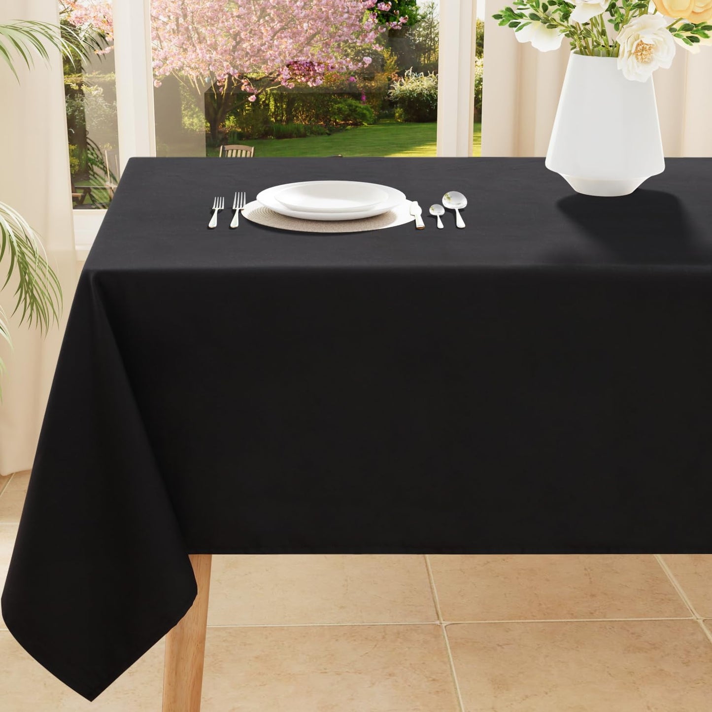 Smiry Waterproof Rectangle Tablecloth