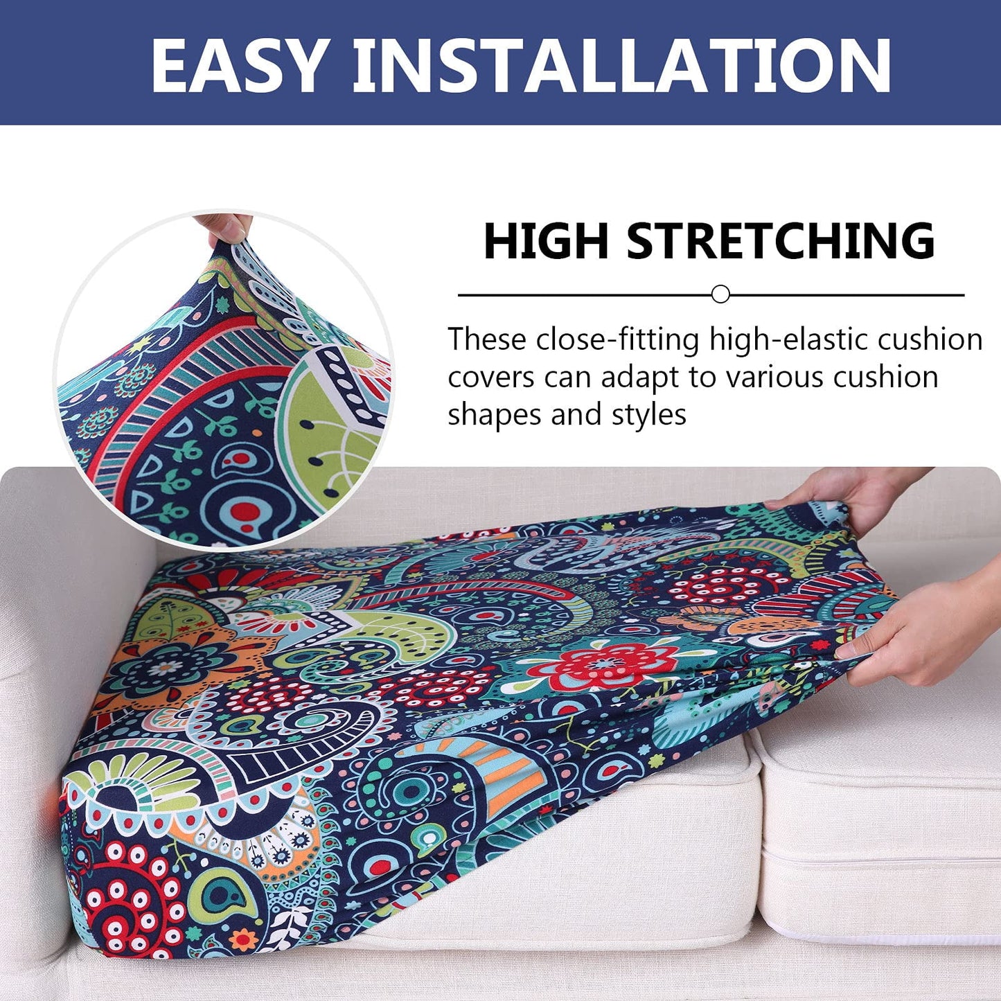 Smiry Printed Couch Cushion Covers