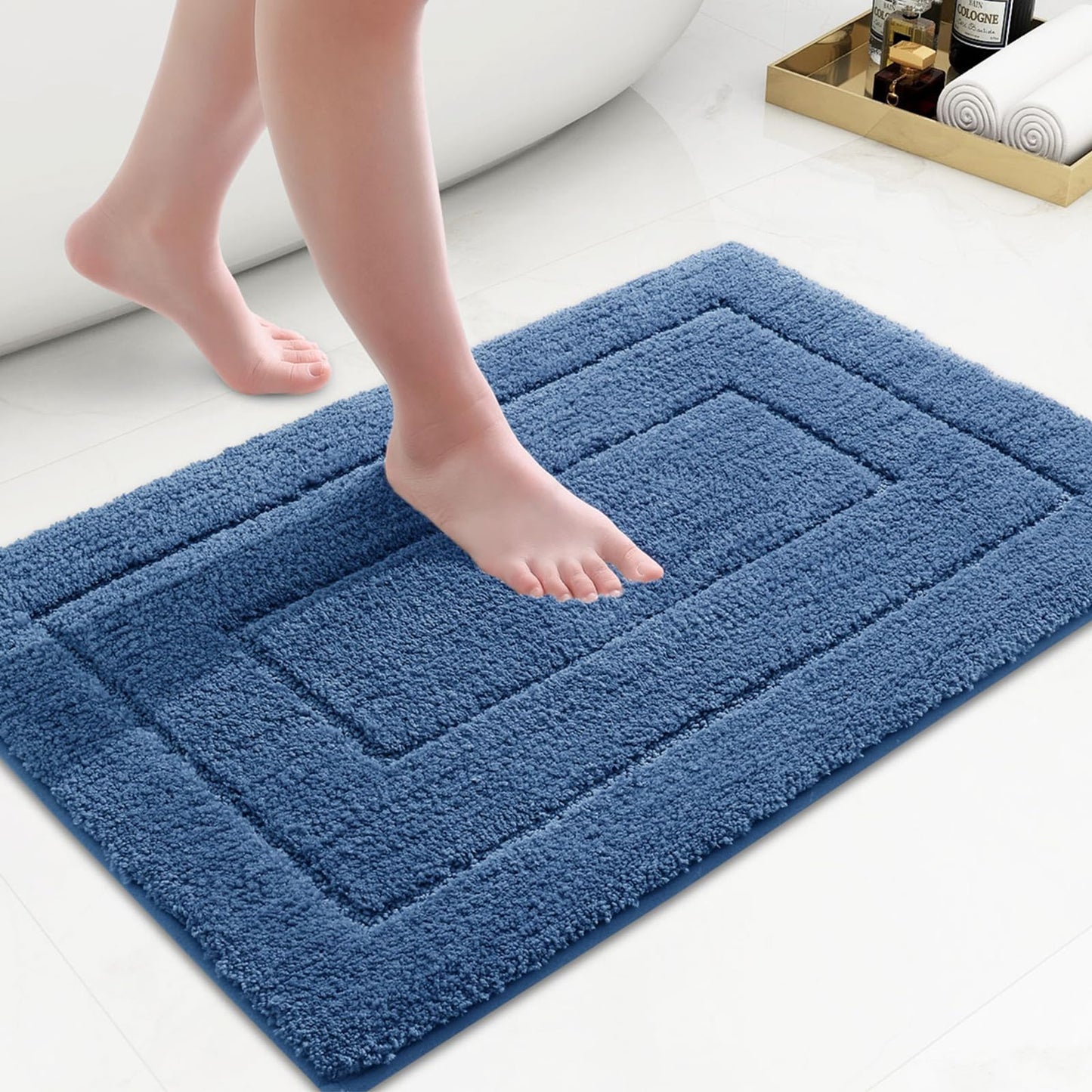 Smiry Microfiber Bathroom Rugs