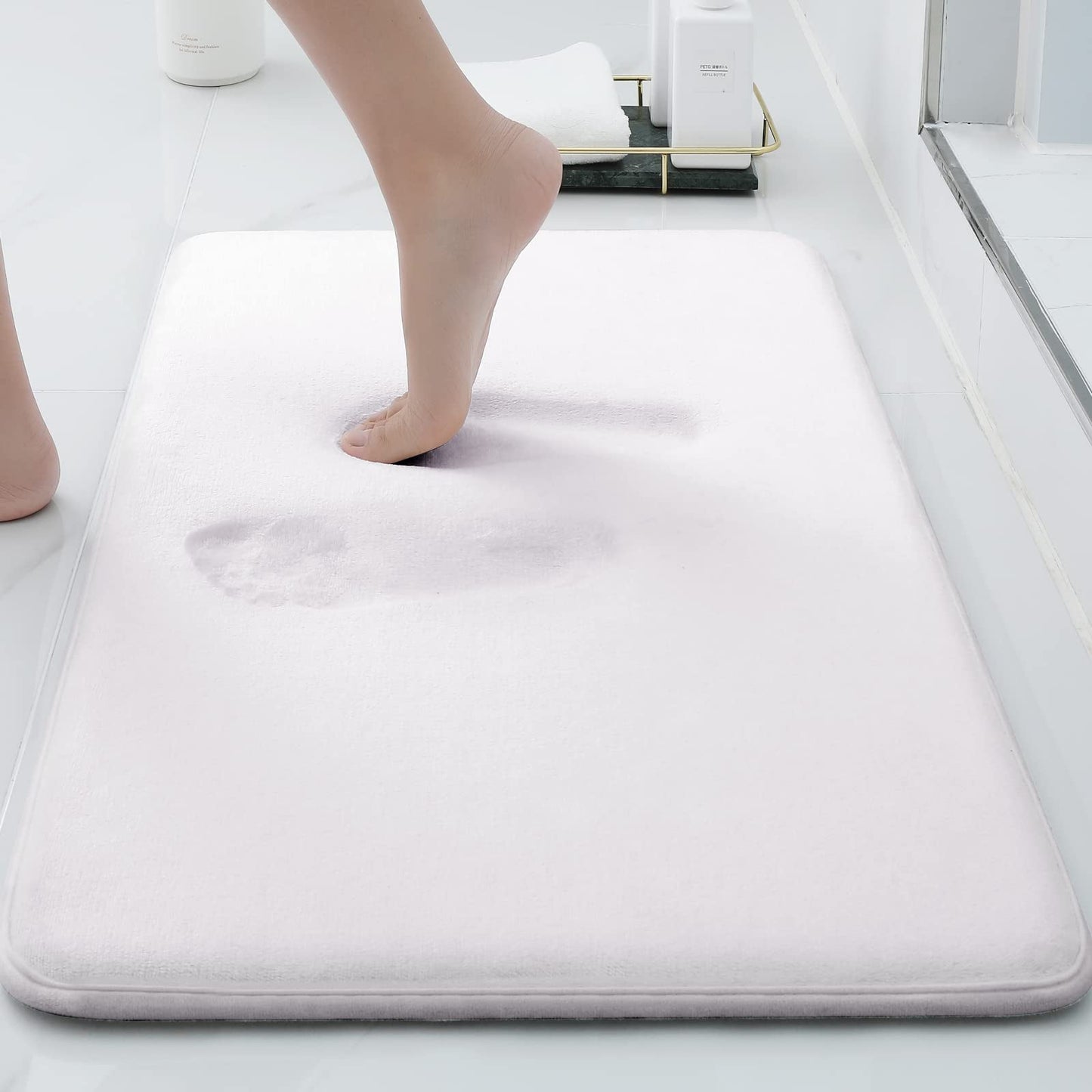 Buganda Memory Foam Bathroom Rugs