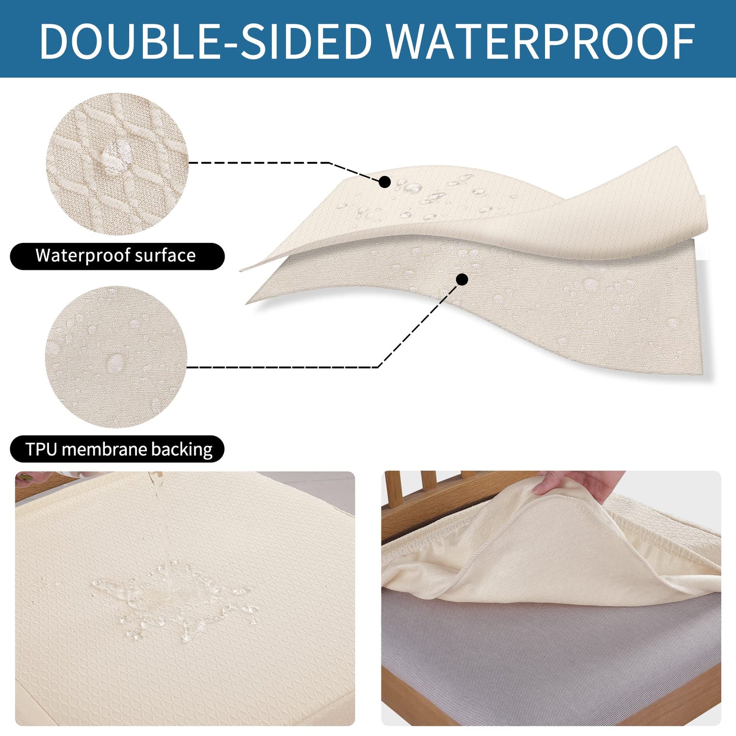 Smiry Waterproof Chair Seat Covers