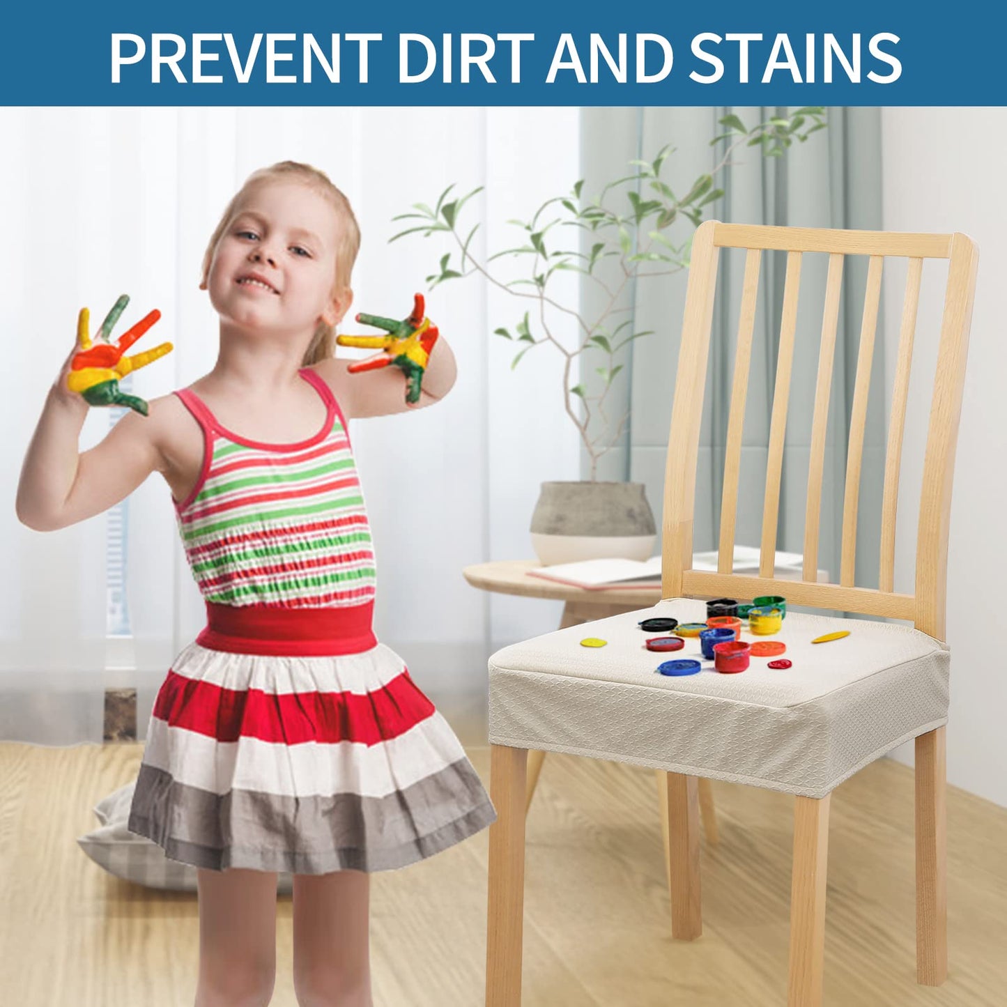 Smiry Waterproof Chair Seat Covers
