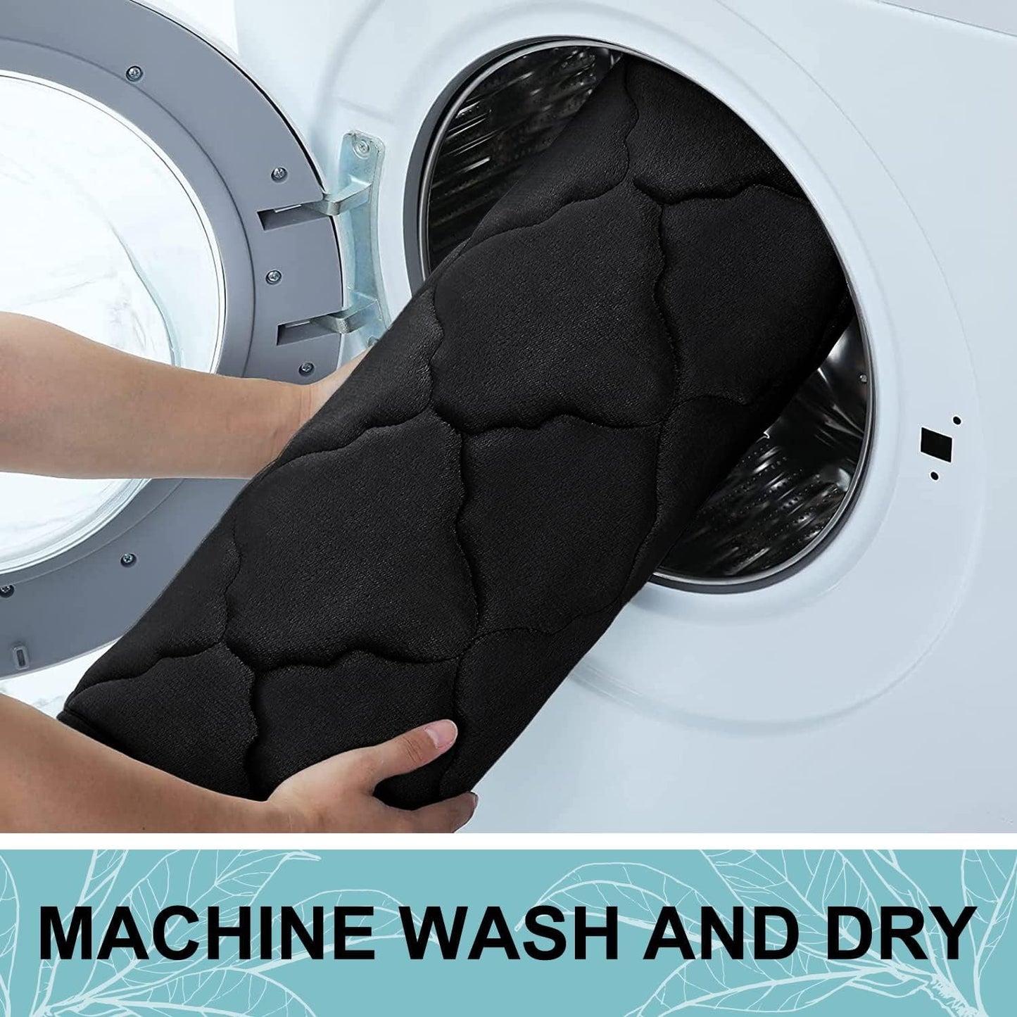Smiry U-Shaped Memory Foam Bathroom Rugs