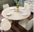 decorUhome Fitted Vinyl Tablecloth Round