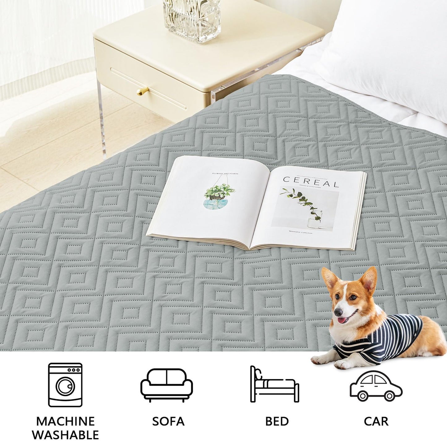 Smiry Waterproof Dog Couch Covers