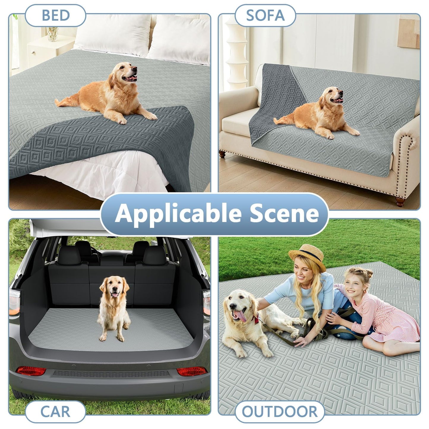 Smiry Waterproof Dog Couch Covers