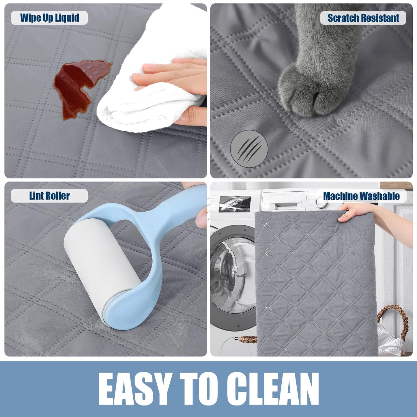 Smiry Waterproof Pet Couch Covers