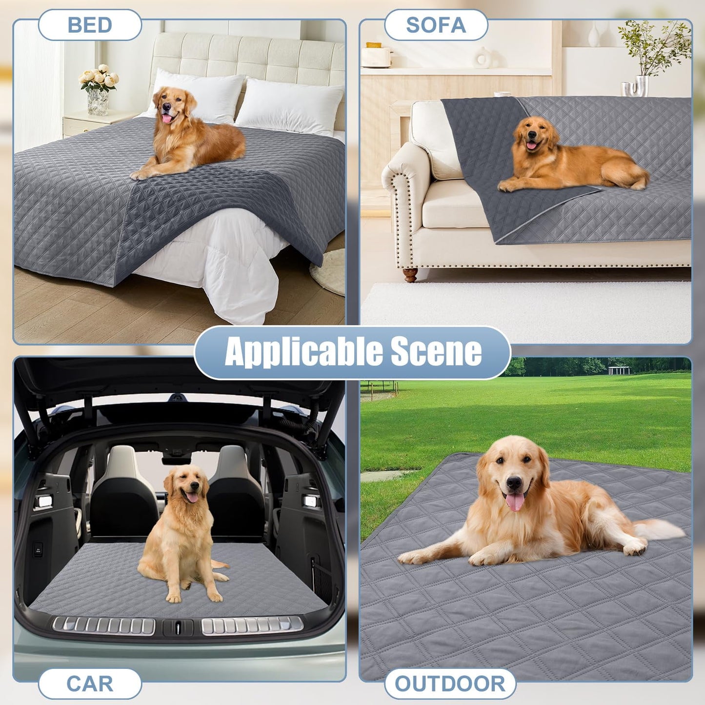 Smiry Waterproof Pet Couch Covers