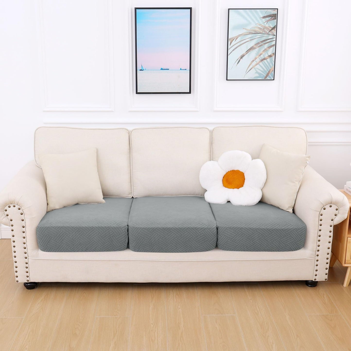 Smiry Waterproof Sofa Seat Cushion Covers