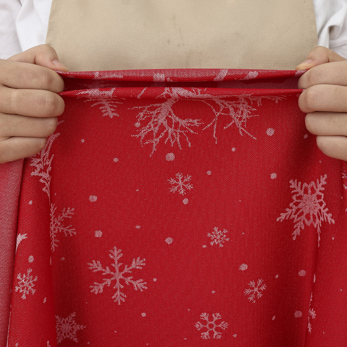 decorUhome Christmas Jacquard Rectangle Tablecloth