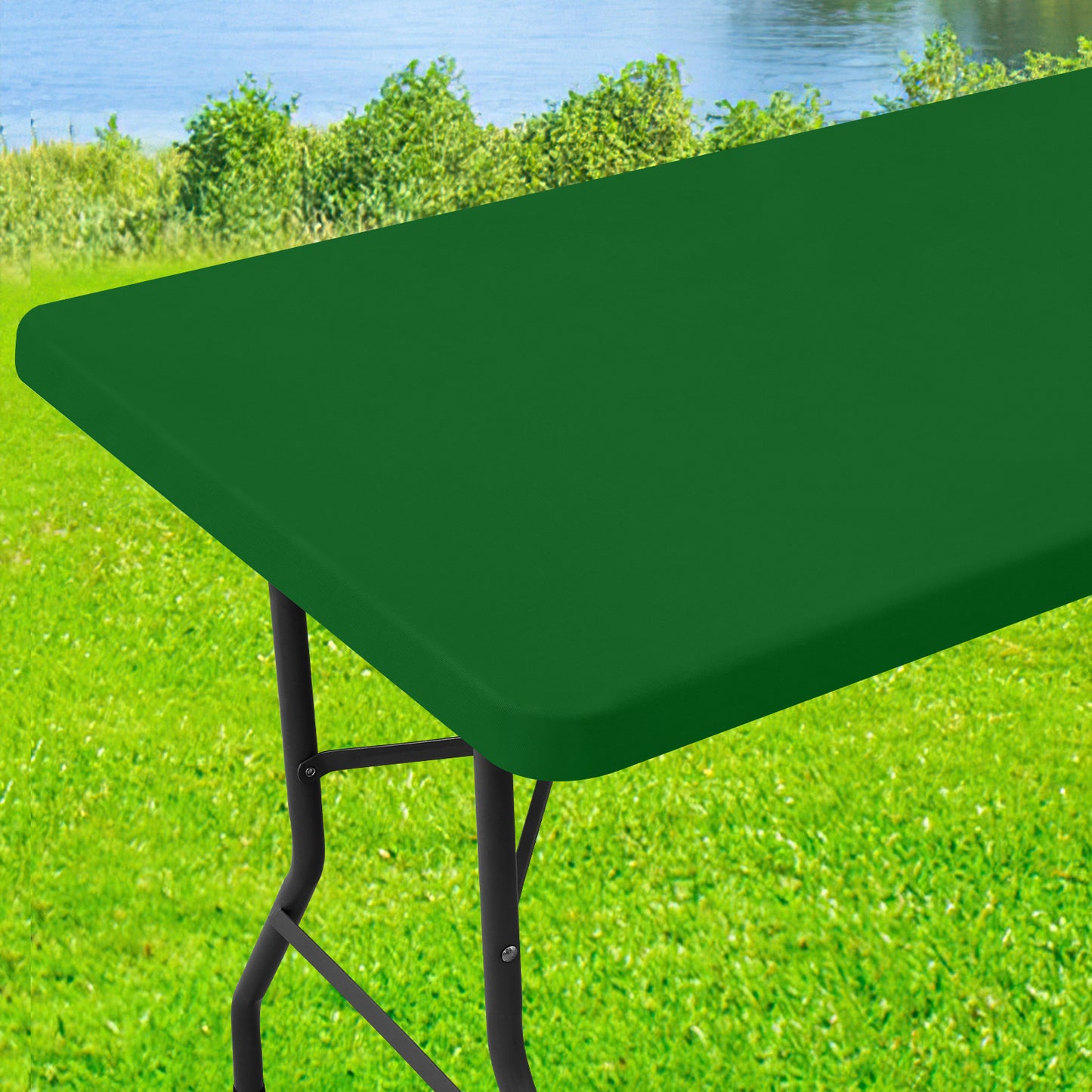 decorUhome Round Stretch Spandex Tablecloth