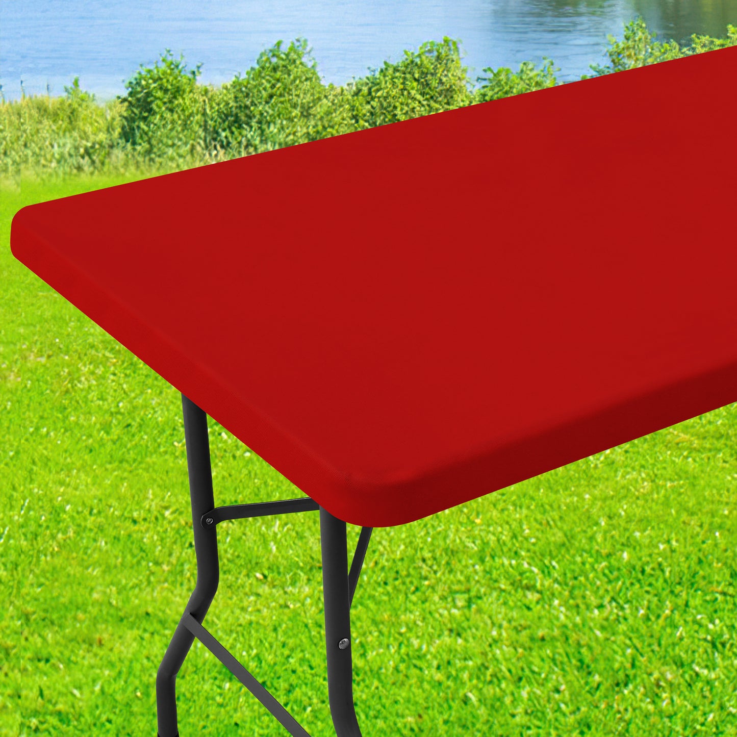 decorUhome Round Stretch Spandex Tablecloth