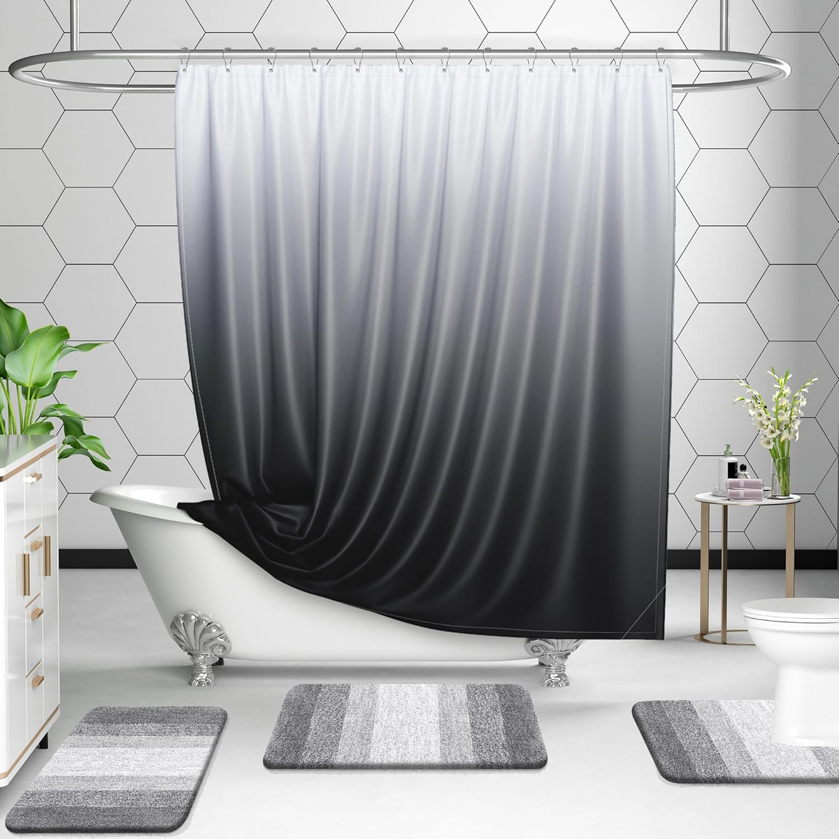 Buganda Bathroom Rugs Sets 3 Pieces
