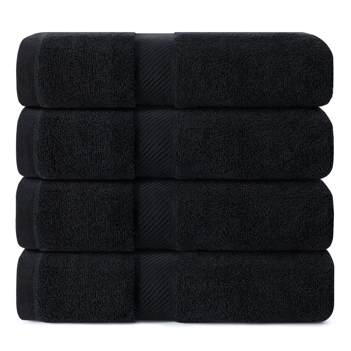 Simmore 100% Cotton Pack of 4 Bath Towels