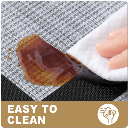 Buganda Kitchen Mats Anti Fatigue, 17.3"x29", Black