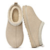 Litfun Genuine Suede Slippers for Women Cozy Winter House Shoes Fuzzy Memory Foam House Slippers