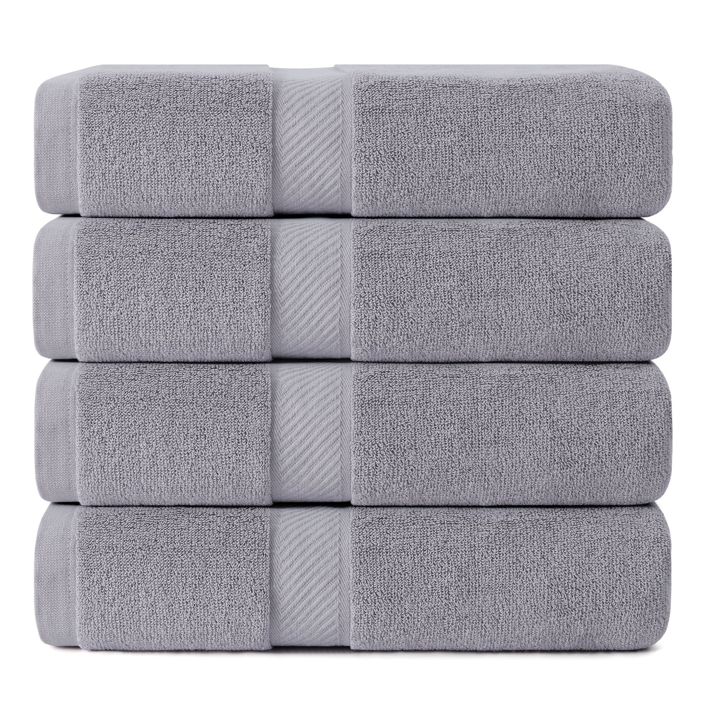 Simmore 100% Cotton Pack of 4 Bath Towels