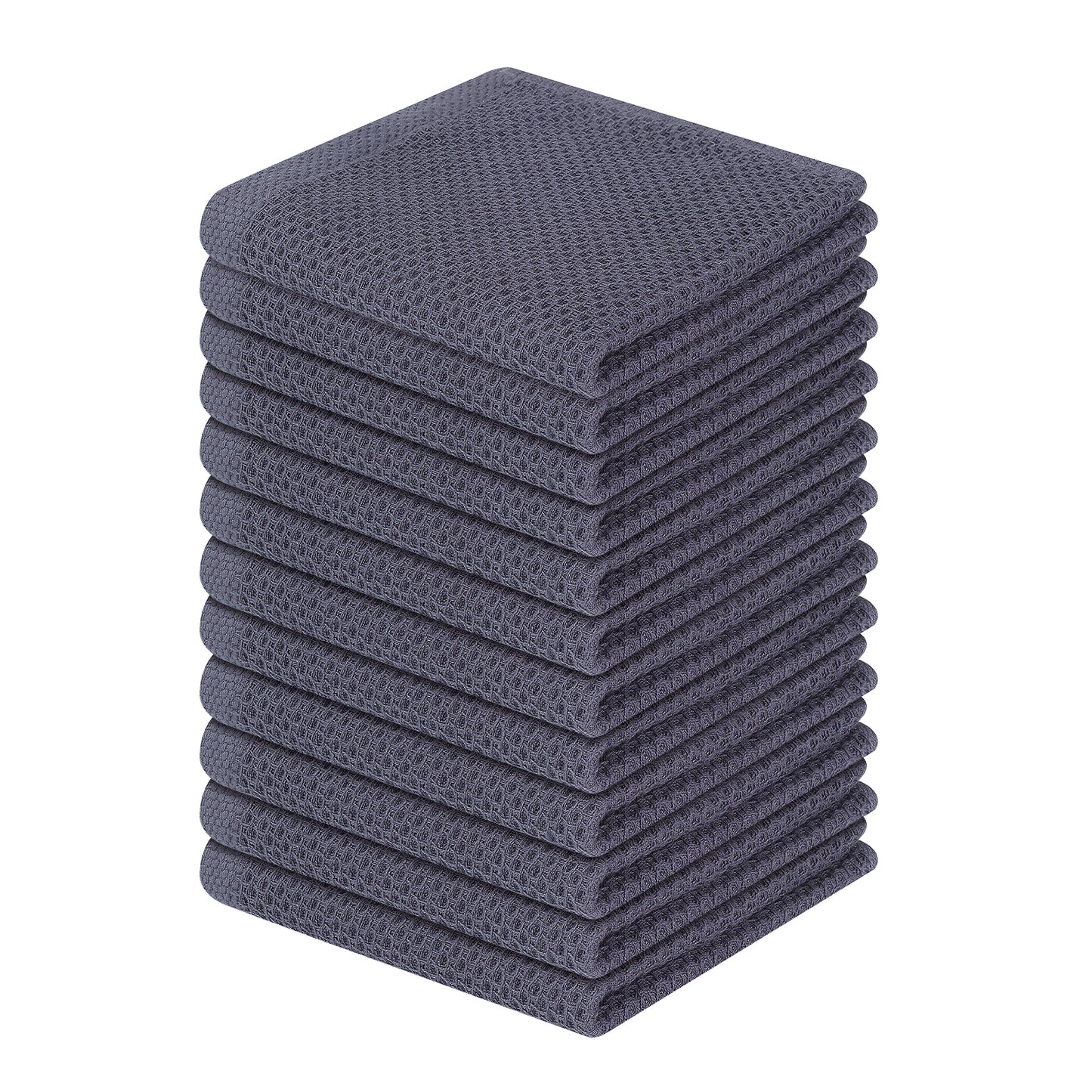 Simmore Cotton Waffle Weave Dish Towels and Dishcloths