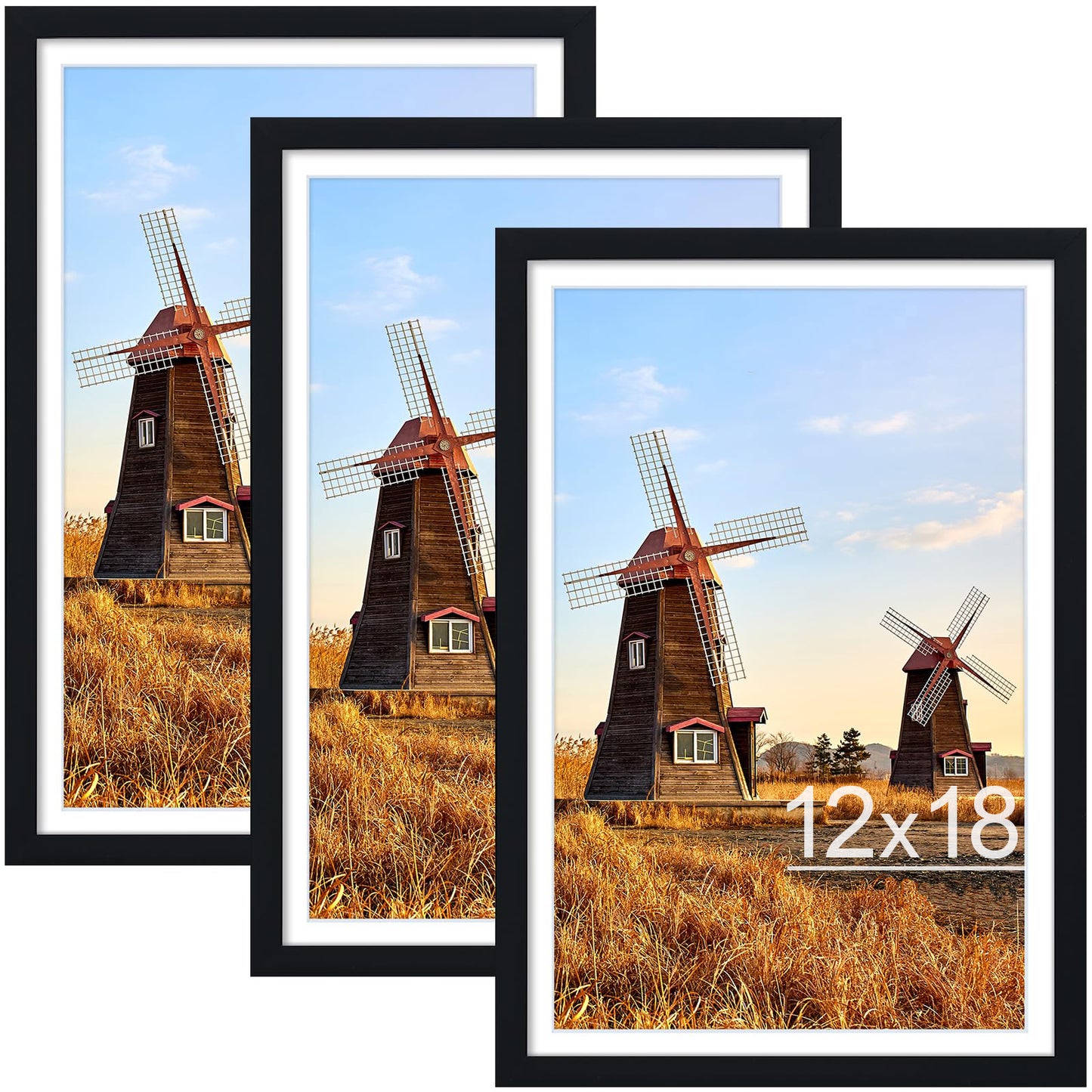 decorUhome Picture Frame with Plexiglass