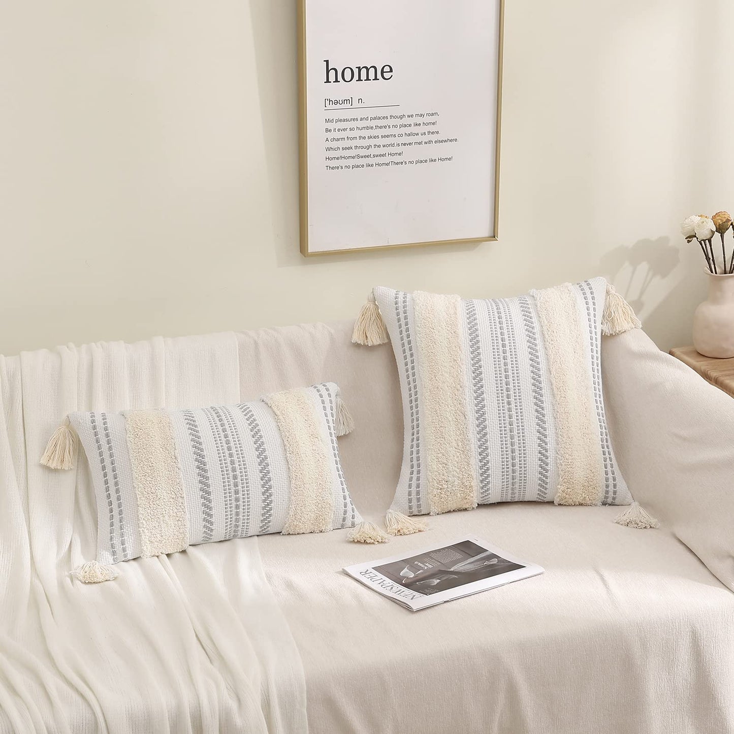 decorUhome 2pcs Throw Pillow Covers