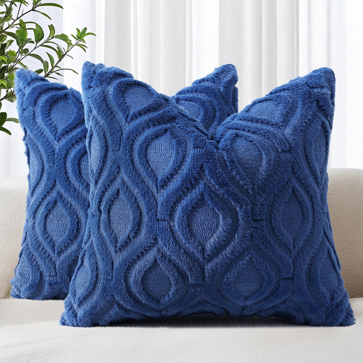 decorUhome Pack of 2 Throw Pillow Covers