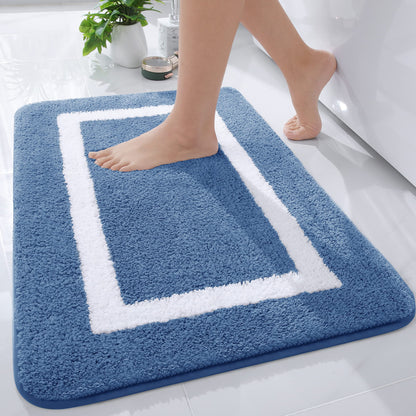 Smiry Luxury Microfiber Bathroom Rug Mat