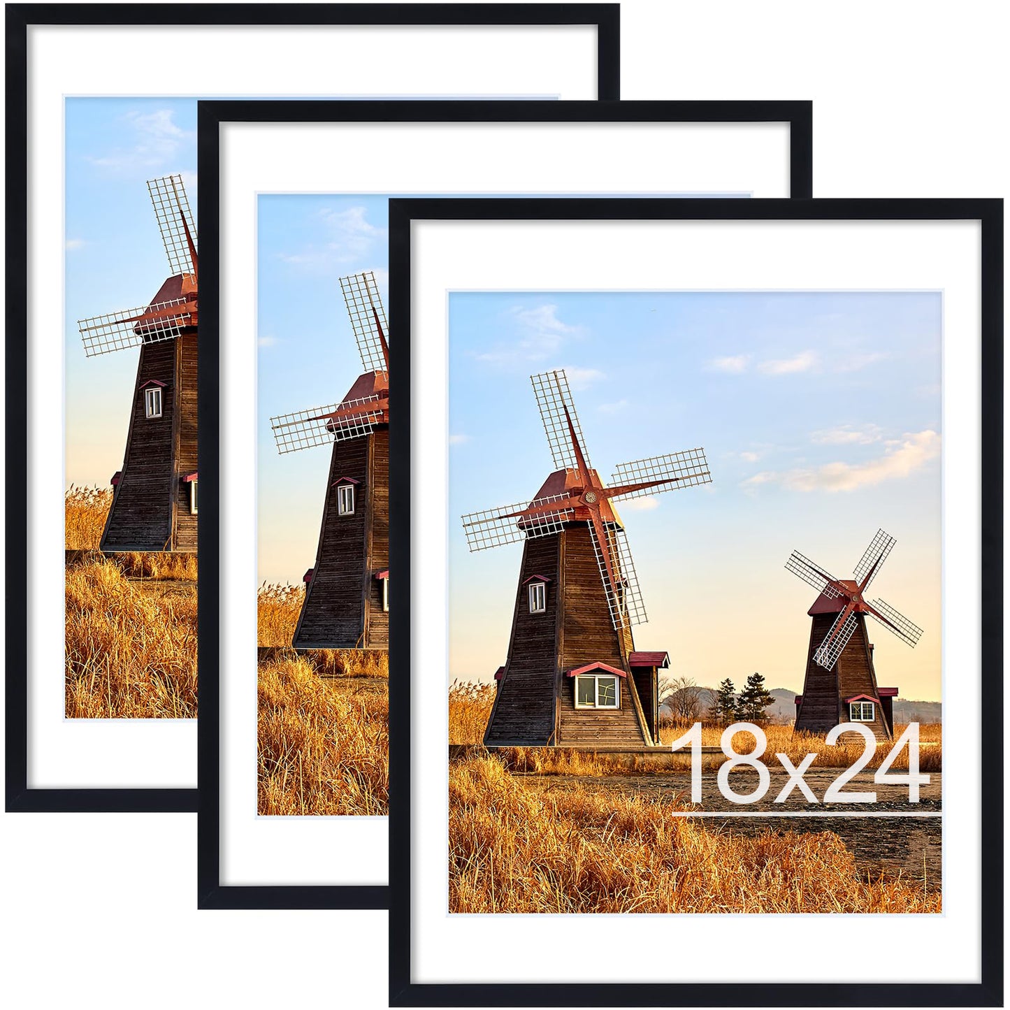 decorUhome Picture Frame with Plexiglass