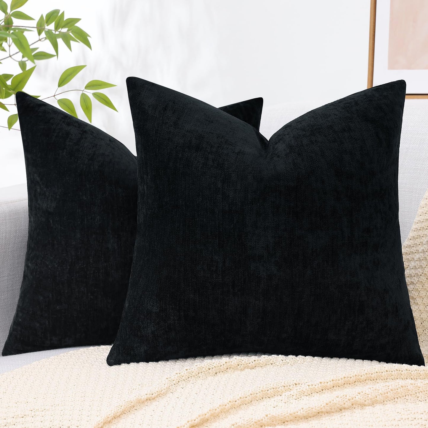 decorUhome Set of 2 Throw Pillow Covers