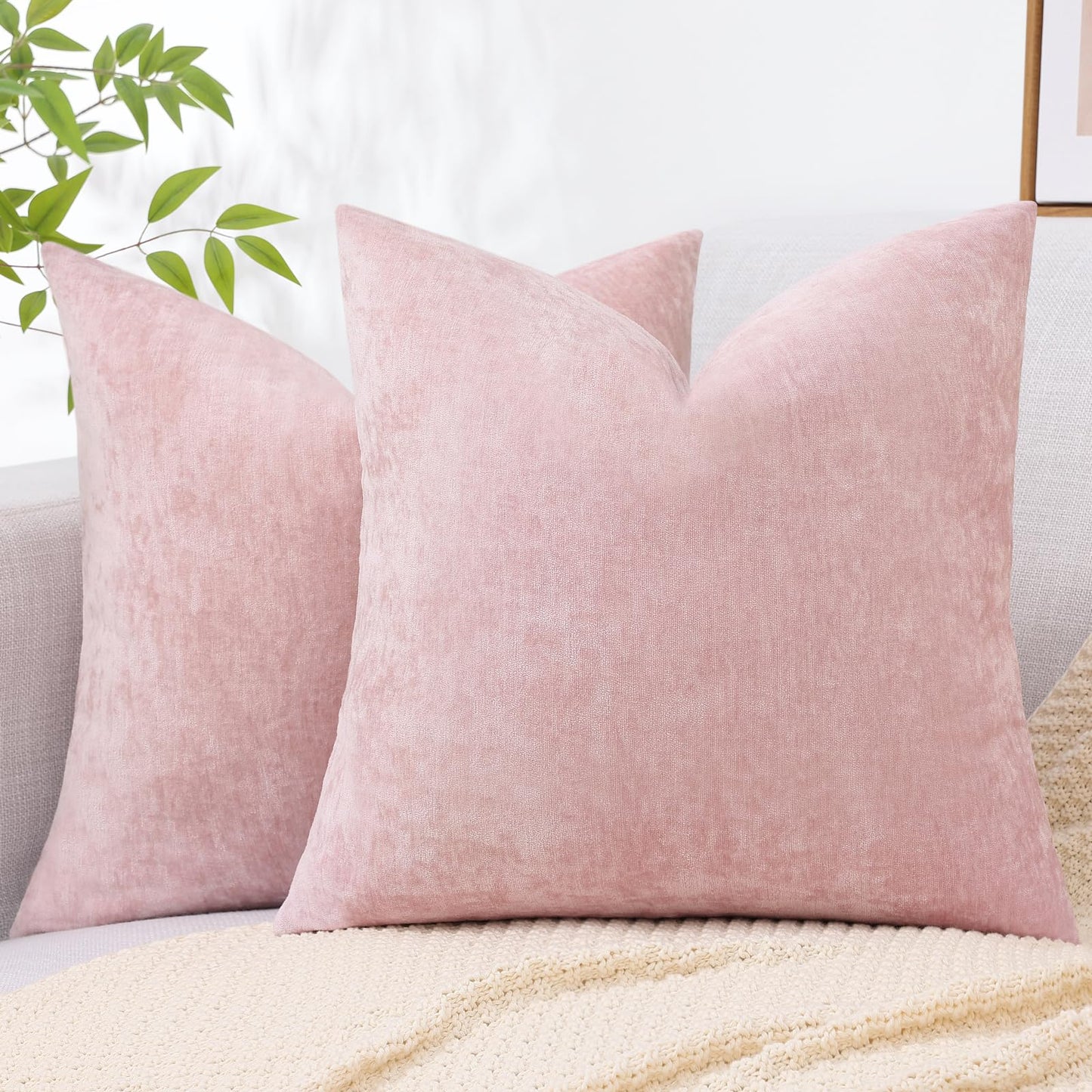 decorUhome Set of 2 Throw Pillow Covers