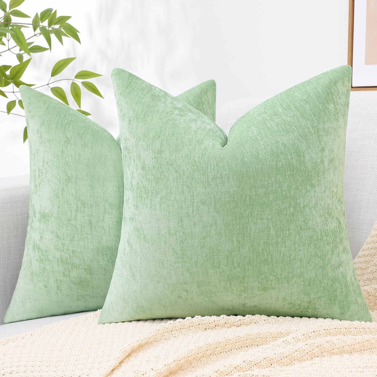 decorUhome Set of 2 Throw Pillow Covers