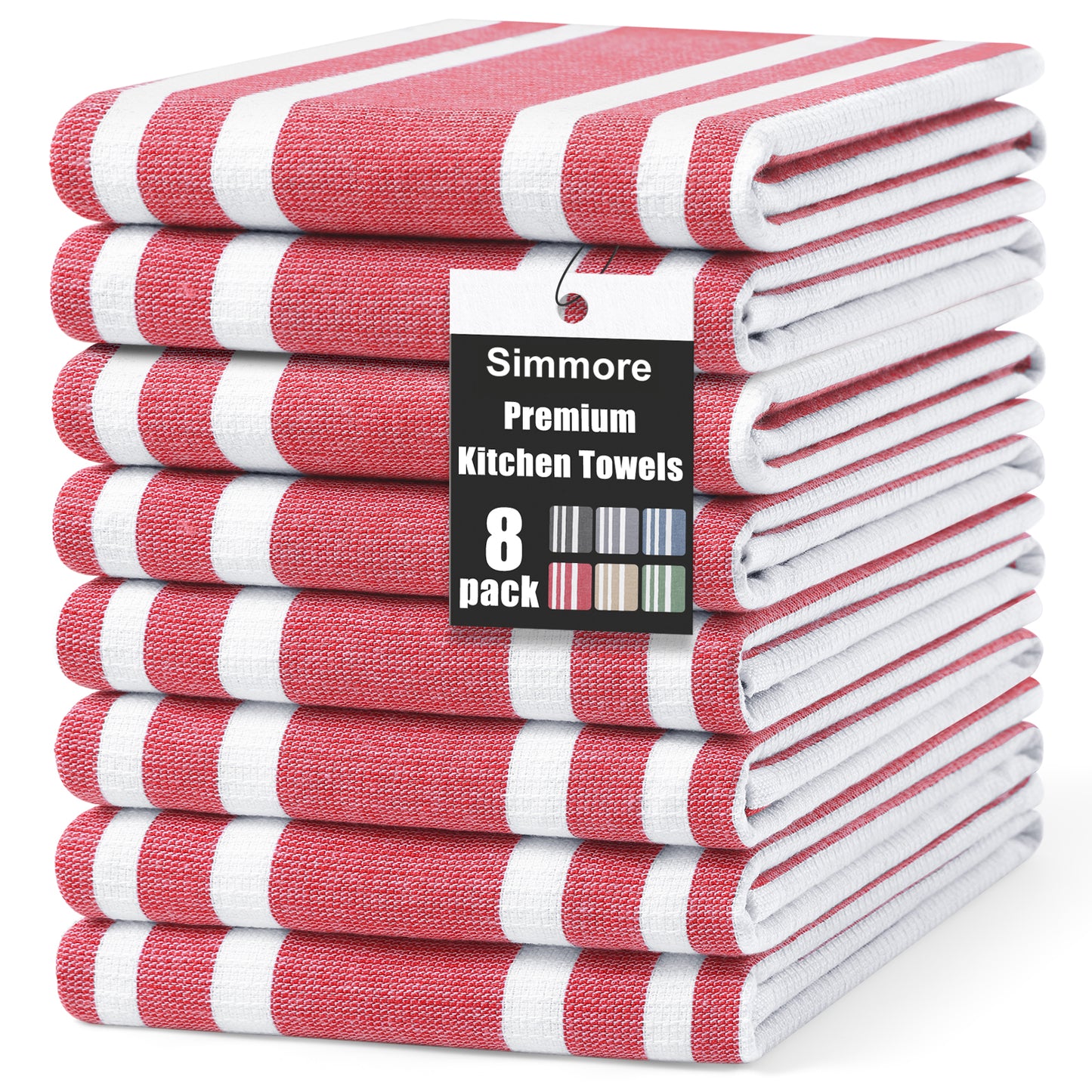 Simmore Cotton Striped  Kitchen Towels